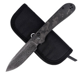 Nóż CIVIVI Button Lock Elementum Marble Carbon Fib