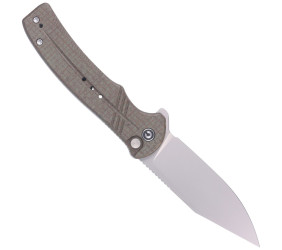 Nóż CIVIVI Cogent Green Micarta, Silver Bead Blast