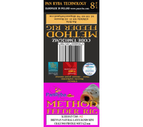 Przypon Method Feeder rozmiar 12 / Gumka Pan Ryba