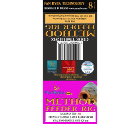 Przypon Method Feeder rozmiar 14 / Gumka Pan Ryba