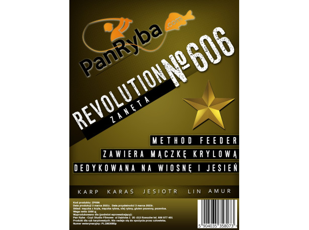 Zanęta method feeder 606 Revolution Kryl Pan Ryba