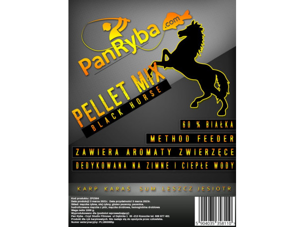 Pellet Method Feeder Mix Black Horse Pan Ryba