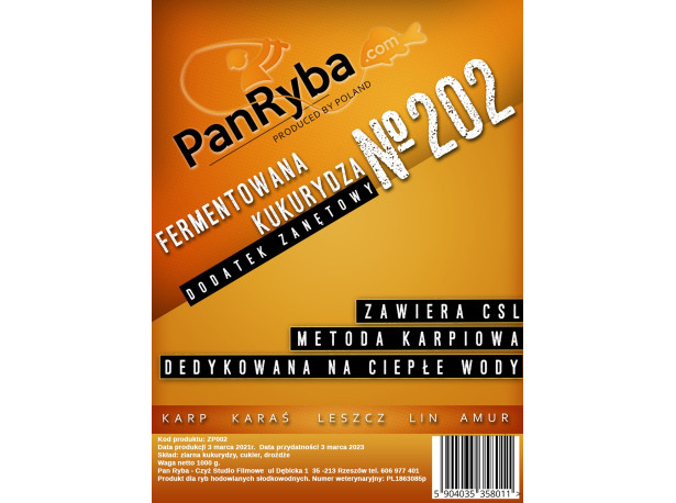 Fermentowana kukurydza 202 Pan Ryba