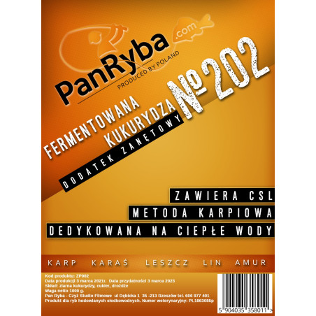 Fermentowana kukurydza 202 Pan Ryba