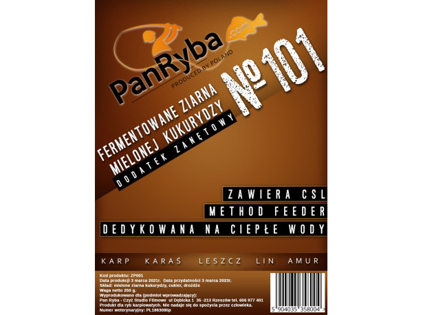 Mielona Fermentowana Kukurydza 101 Pan Ryba