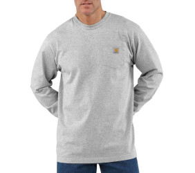 Koszulka Carhartt Heavyweight pocket L/S H.Grey