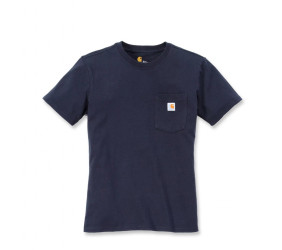 Koszulka Carhartt WK87 Workwear Pocket S/S Navy