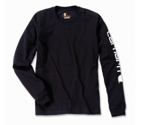 Koszulka Carhartt Logo Long Sleeve Black