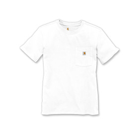 Koszulka Carhartt WK87 Workwear Pocket S/S White