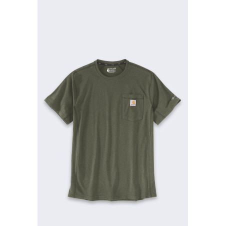 Koszulka Carhartt Force Mid Pocket Basil