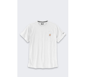 Koszulka Carhartt Force Mid Pocket White
