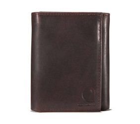 Portfel Carhartt Oil Tan Trifold Dark Brown