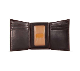 Portfel Carhartt Oil Tan Trifold Dark Brown