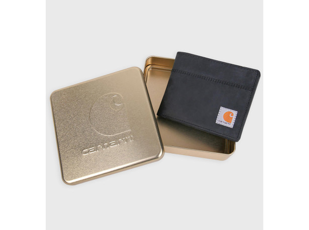 Portfel Carhartt Saddle Leather Bifold Black