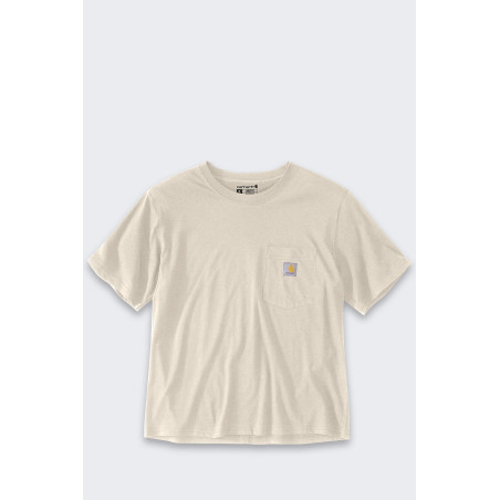 Koszulka Carhartt Lightweight Oat Milk