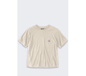 Koszulka Carhartt Lightweight Oat Milk