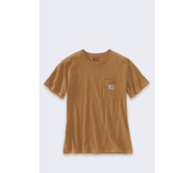 Koszulka Carhartt Heavyweight K87 Pocket Brown