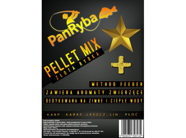 Pellet Method Feeder Mix Złota Rybka + Pan Ryba