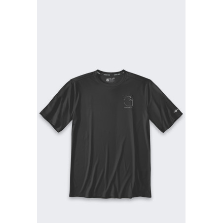 Koszulka Sun Defender Lightweight Logo SS Black