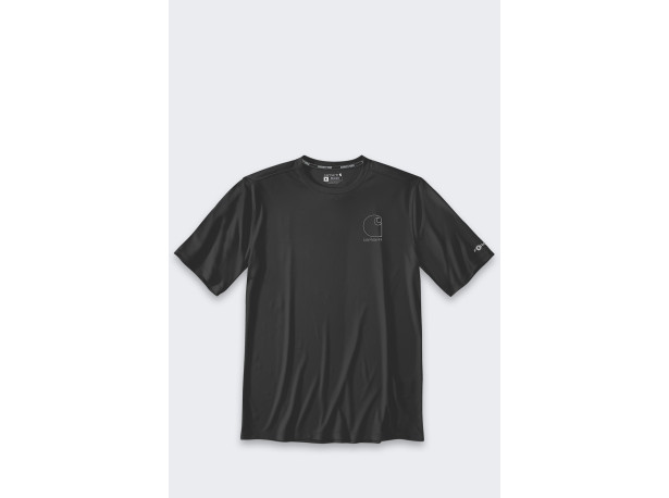 Koszulka Sun Defender Lightweight Logo SS Black