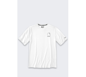 Koszulka Sun Defender Lightweight Logo SS White