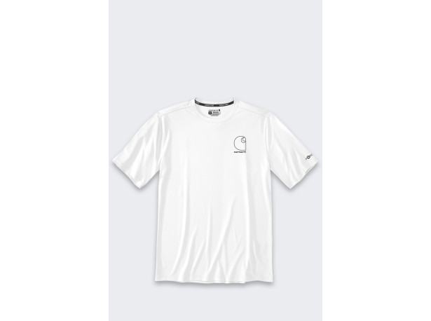 Koszulka Sun Defender Lightweight Logo SS White