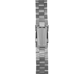 Bransoleta tytanowa Bauhaus srebrna 22 mm