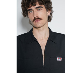 Koszula Ben Davis Solid 12 ZIP Black