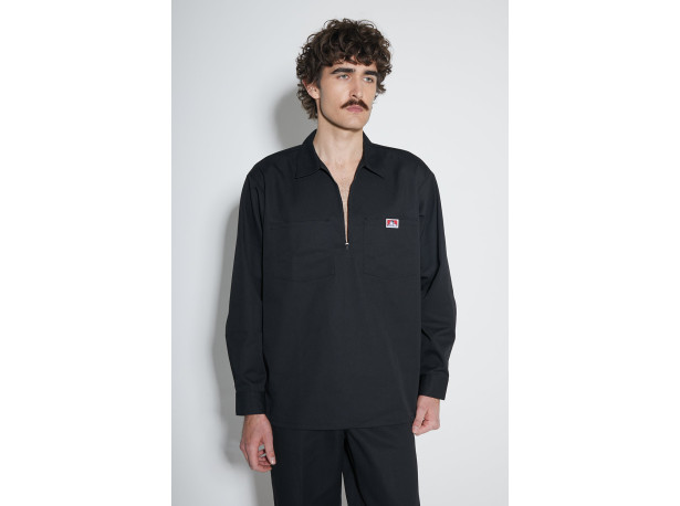 Koszula Ben Davis Solid 12 ZIP Black