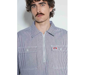 Koszula Ben Davis Stripe 12 ZIP Hickory Stripe