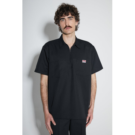 Koszula Ben Davis Solid 12 ZIP Black