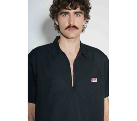 Koszula Ben Davis Solid 12 ZIP Black