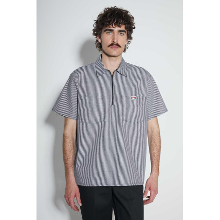 Koszula Ben Davis Stripe 12 ZIP Black Stripe