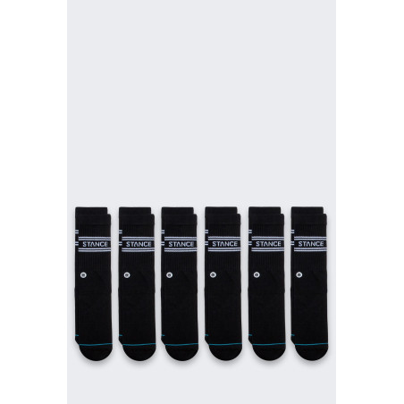 Skarpety Stance Crew Basic 6 par Black