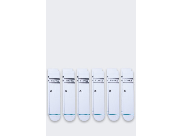 Skarpety Stance Crew Basic 6 par White