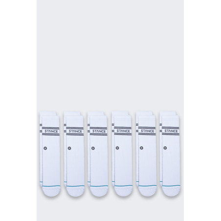 Skarpety Stance Crew Basic 6 par White