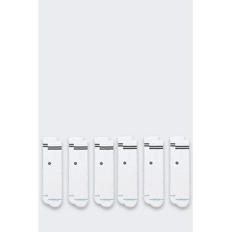 Skarpety Stance Core Crew 6 par White