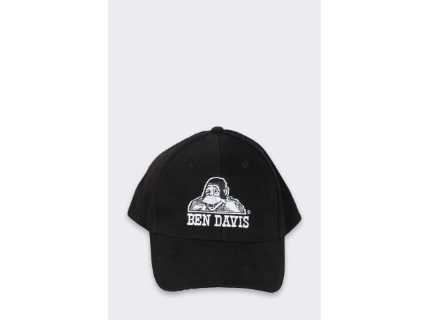 Czapka Ben Davis Embroidery Baseball BlackWhite