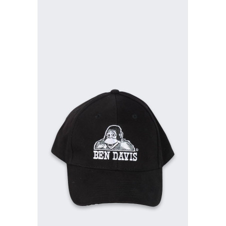 Czapka Ben Davis Embroidery Baseball BlackWhite