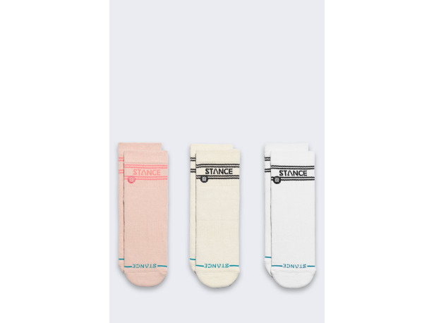 Skarpety Stance Basic Quarter 3 pary Pink