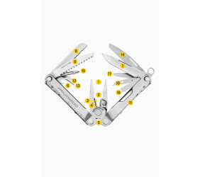 Multitool Leatherman Rebar Etui Burnt Sienna