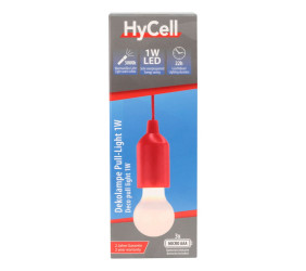 Lampa LED HyCell PL1W 25 lm 3xAAA czerwona
