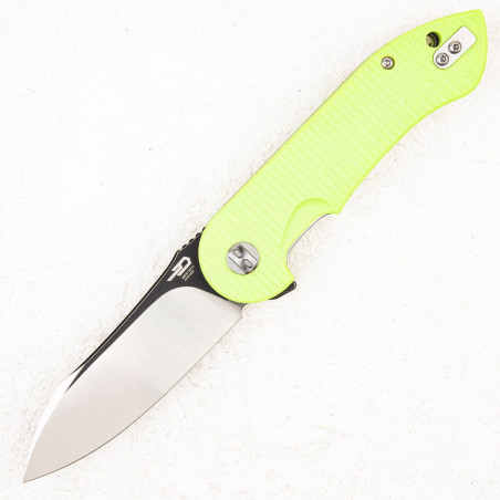 Nóż składany Bestech Torpedo Fluorescent Green G10