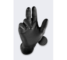 Rękawiczki Nitrylowe Grippaz 246 Black 50 sztuk BL