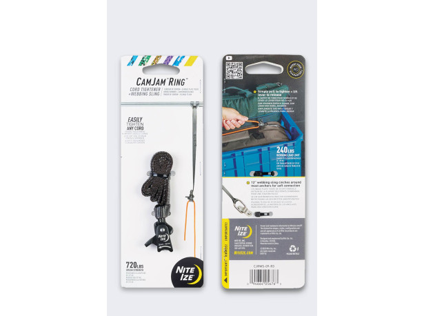 Pas Mocujący Z Klamkrą NiteIze CamJam Ring 12 Bl B