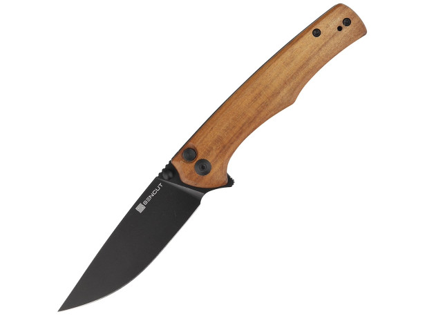 Nóż Sencut Crowley Guibourtia Wood, Black Stonewas