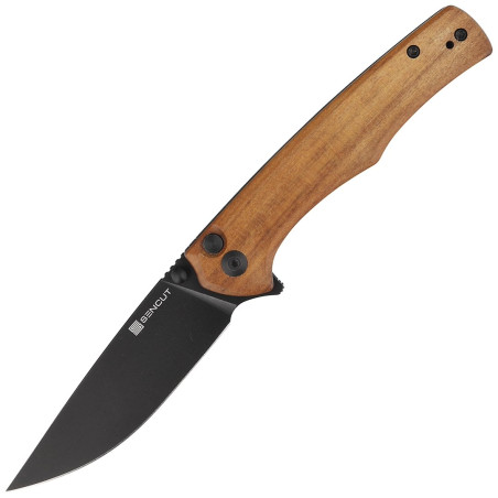 Nóż Sencut Crowley Guibourtia Wood, Black Stonewas