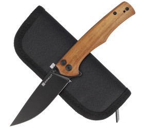Nóż Sencut Crowley Guibourtia Wood, Black Stonewas