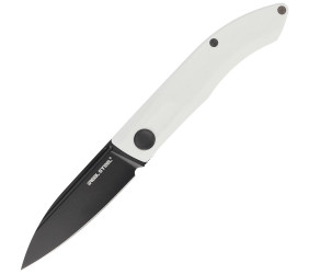 Nóż Real Steel Stella White G10, Blackwash VG-10 b