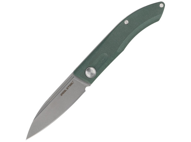 Nóż Real Steel Stella Green G10, Greywash VG-10 by